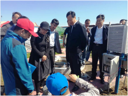 图2 雨量计安装调试